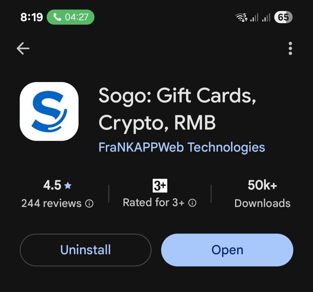 Sogo Google Play